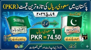 Latest Saudi Riyal to PKR Rate in Pakistan – March 9, 2026