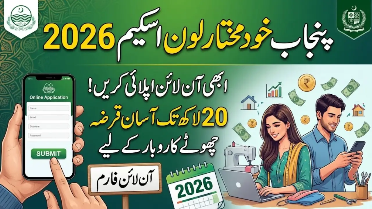 Punjab Khudmukhtar Loan Scheme 2026 – Apply Online Now
