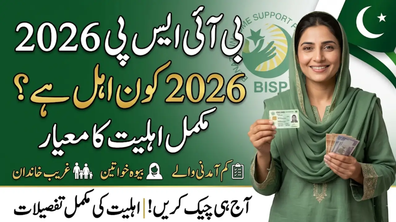 How to Qualify for BISP 2026 Full Eligibility Criteria Explained